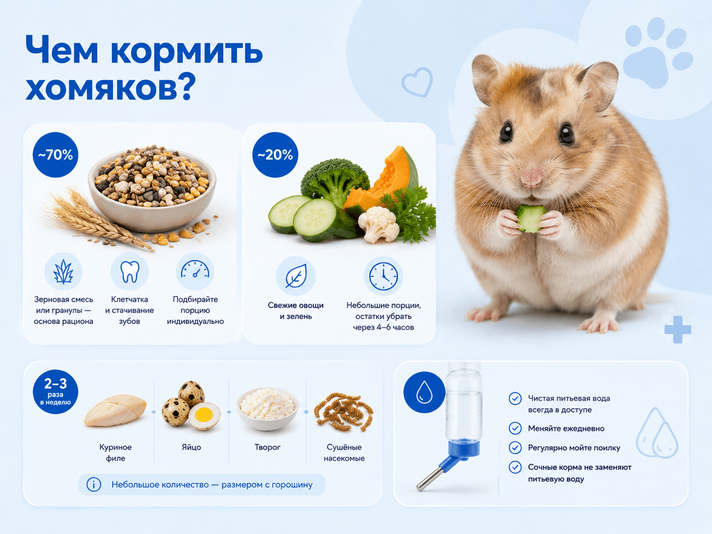 чем кормить хомяка